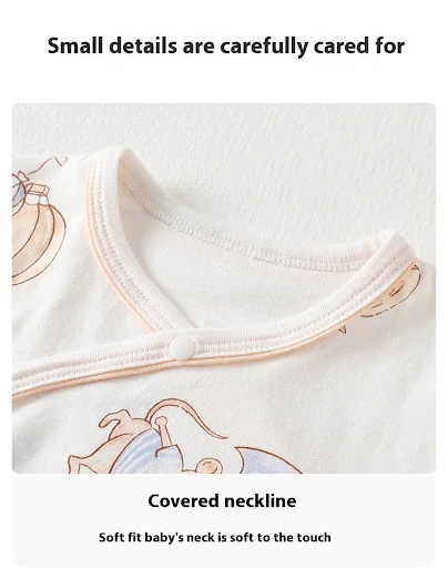 Title 14, Baby Rompers Spring and Autumn Boneless Class A...