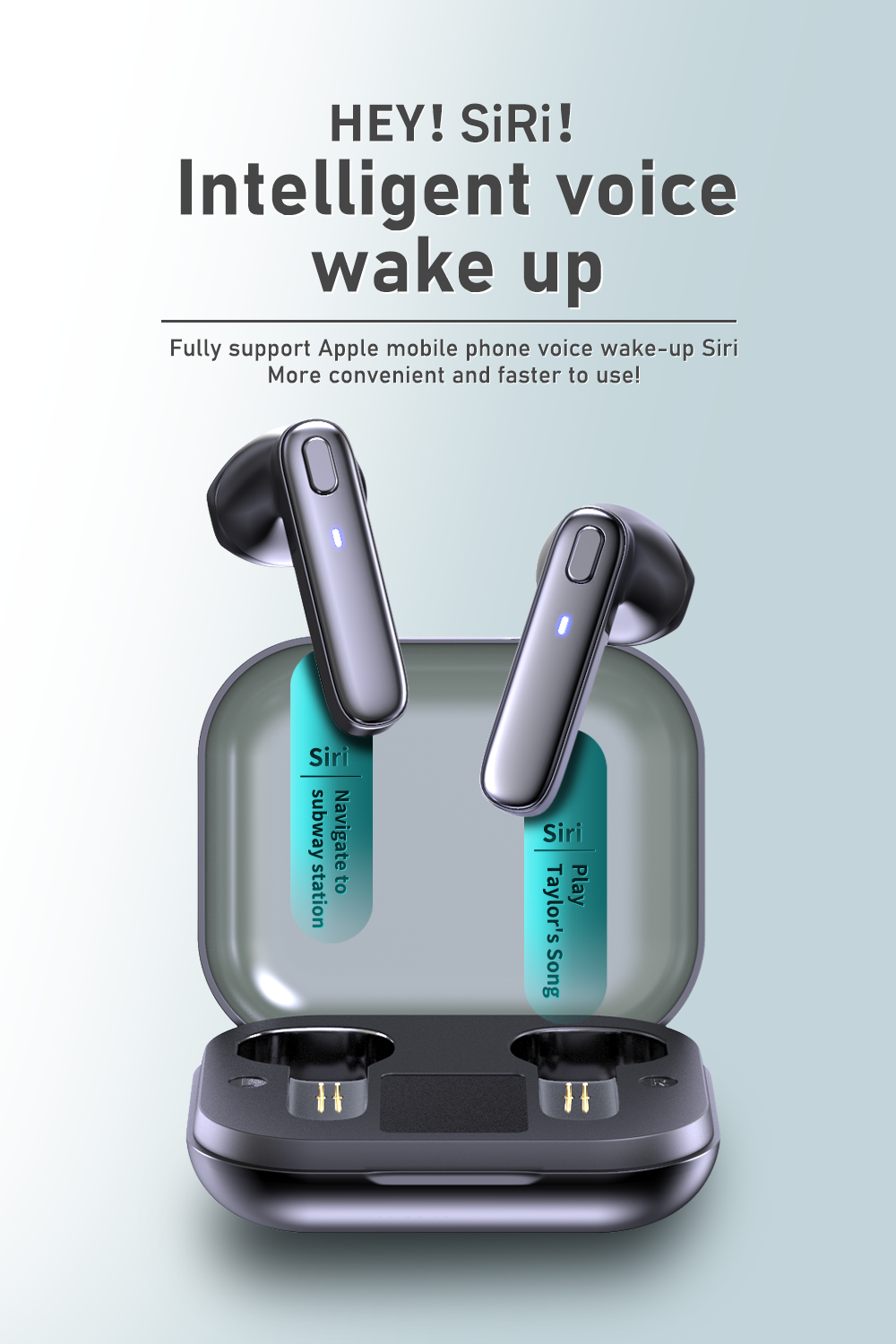 Title 4, R20 Earphone Bluetooth Wireless Headset with De...