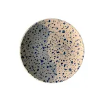 Blue dots on white