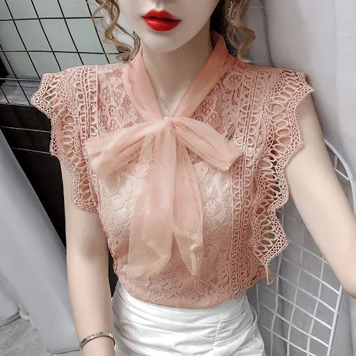 Title 4, Summer Womens Fashion Hollow Lace Niche French...