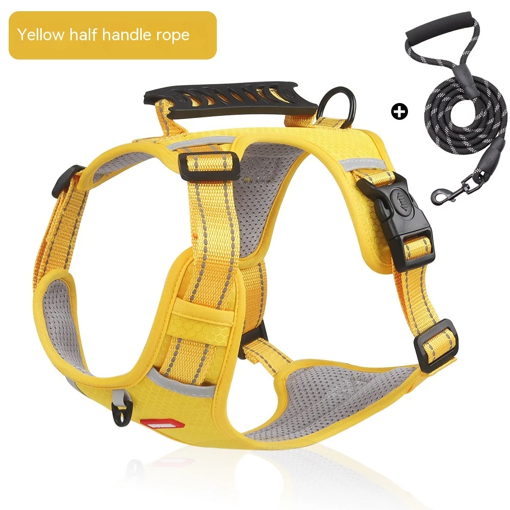 Pet Hand Holding Rope Vest Style Explosion Proof Reflective. Provides secure control, enhanced safety, and visibility fo — photo 7