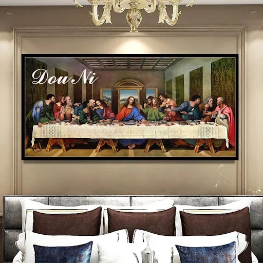 Title 2, Last Supper Mosaic Rhinestone Picture Painting ...