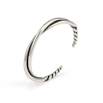 Pulseira tailandesa torcida feita à mão para homens, retrô e ajustável. Design especial e moderno, um acessório único e charmoso. — foto 1