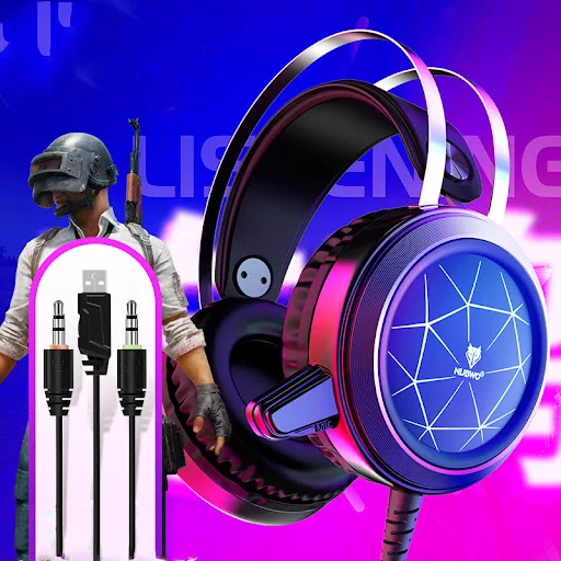 Title 6, Silver Eagle Wolf Bowang N1 Computer Headset De...