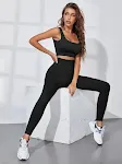 European and American knitted thread seamless brassiere trousers 2-piece suit, offering comfort and a stylish fit. — photo 6