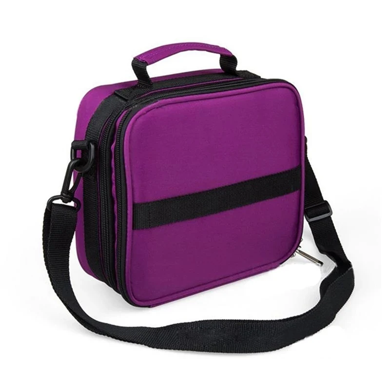 Bolsa de armazenamento para frascos de óleos essenciais, protege e organiza. Estojo portátil para viagens e casa. Mantenha seus óleos seguros e acessíveis. — foto 6