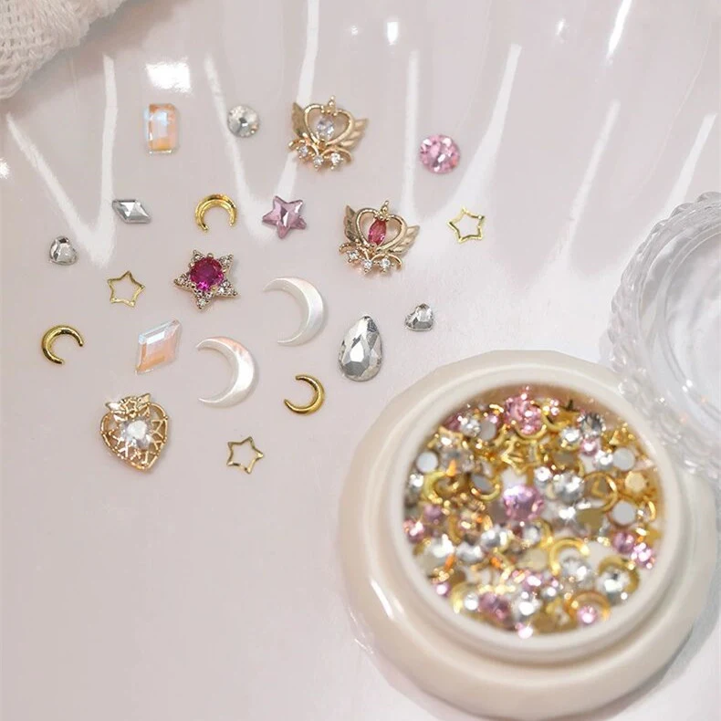 Title 1, Womens Fashion Simple Love Nail Diamond Set. A...