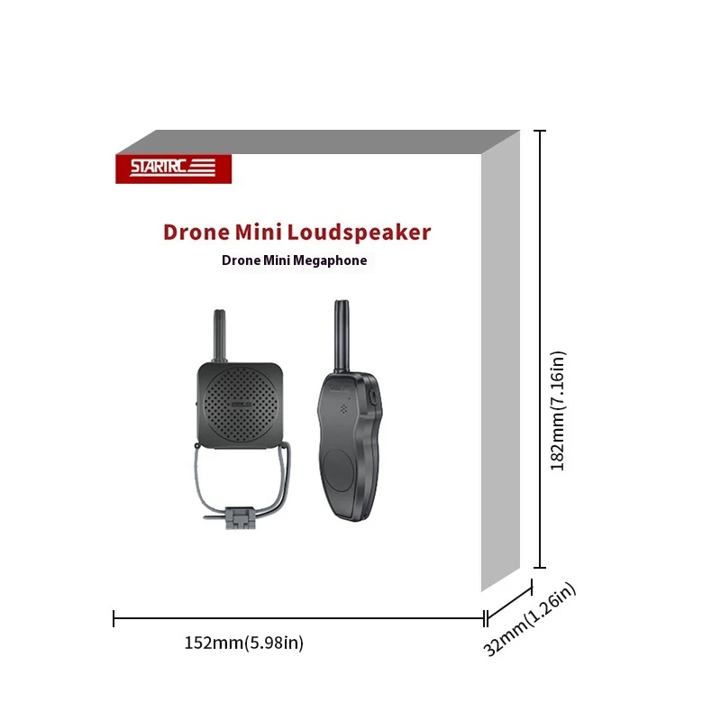 Title 8, Haut-parleur mégaphone universel pour drone à h...