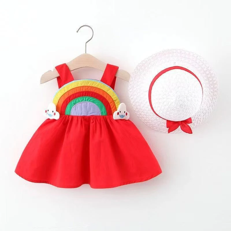 Baby Trägerkleid, Internet-Star-Look, Farbkleid, perfekt für süße Outfits, ideal für trendige Fotoshootings und besondere Anlässe — foto 15
