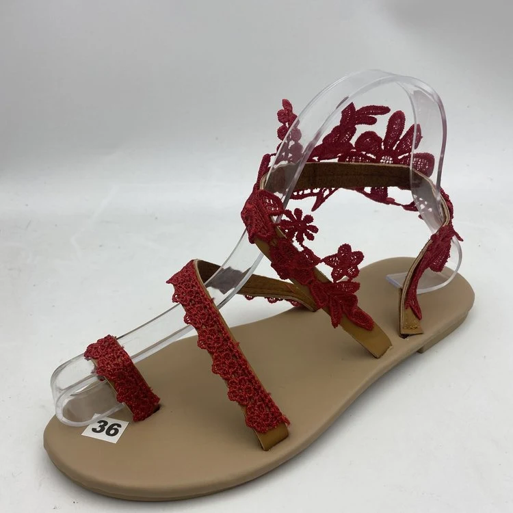 Round Toe Floral Flat-Heel Low-Heel Sandals Comfortable Stylish Summer Footwear Perfect for Casual Wear and Everyday Out — photo 2