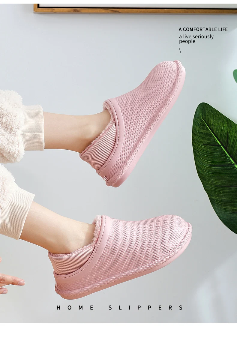 Title 4, Nuevas Zapatillas de Algodón para Hogar Otoño I...
