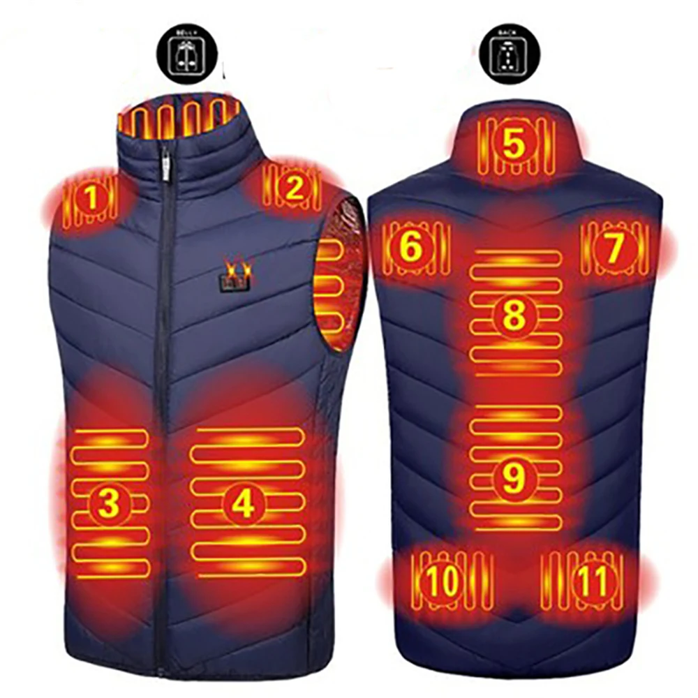 Title 5, Smart Charging Heated Vest Stay Warm with 3 Hea...