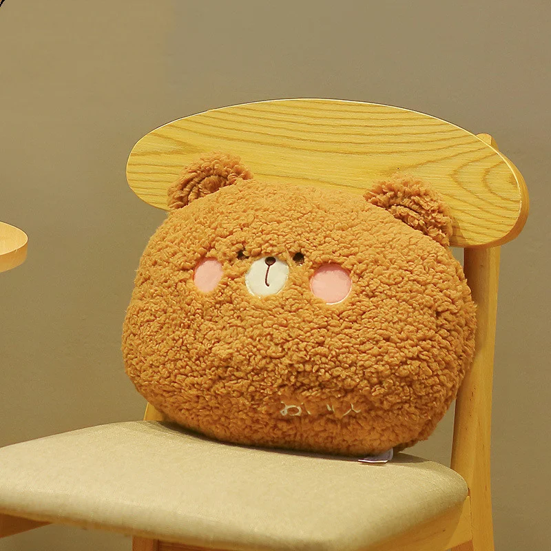 Creative Cartoon Hand Warming Plush Toy Cute Animal Head Pillow, a soft and adorable way to keep your hands warm and coz — photo 2