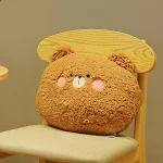 Creative Cartoon Hand Warming Plush Toy Cute Animal Head Pillow, a soft and adorable way to keep your hands warm and coz — photo 2