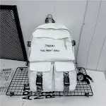 Nieuwe Koreaanse rugzak voor dames, modemerk, schooltas in collegestijl, voor studenten, vrije tijd en eenvoudig, perfect voor school. — foto 1