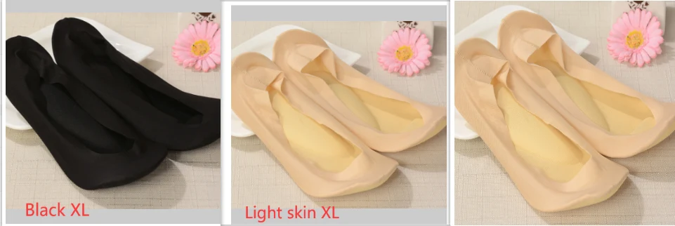 3D Boog Voetmassage Gezondheidszorg Vrouwen Zomer Sokken Ijs Zijden Sokken Ondiepe Mond Silicagel Onzichtbare Slippers Voetverzorging — foto 54