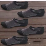Herren Bootssocken aus reiner Baumwolle, unsichtbar, dünn, geruchshemmend, flacher Ausschnitt, ideal für den Sommer. — foto 5