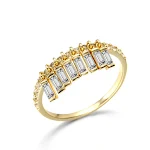 Anel de Zircônia Criativo com Borla Feminino Joia elegante e moderna para mulheres. Adicione um toque especial ao seu visual. Compre já! — foto 2