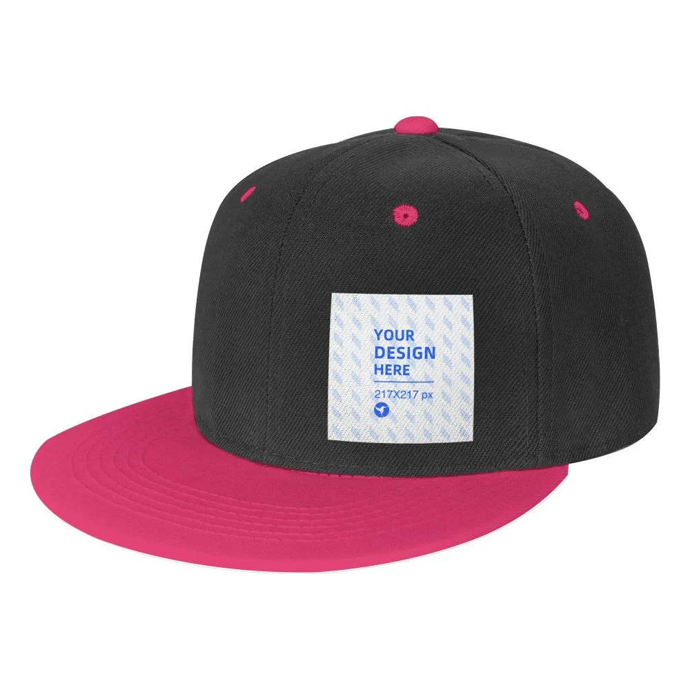 Natural Comfortable Breathable Flat Brim Contrast Hip Hop Hat — photo 9
