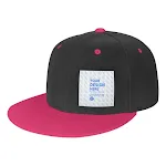 Natural Comfortable Breathable Flat Brim Contrast Hip Hop Hat — photo 9