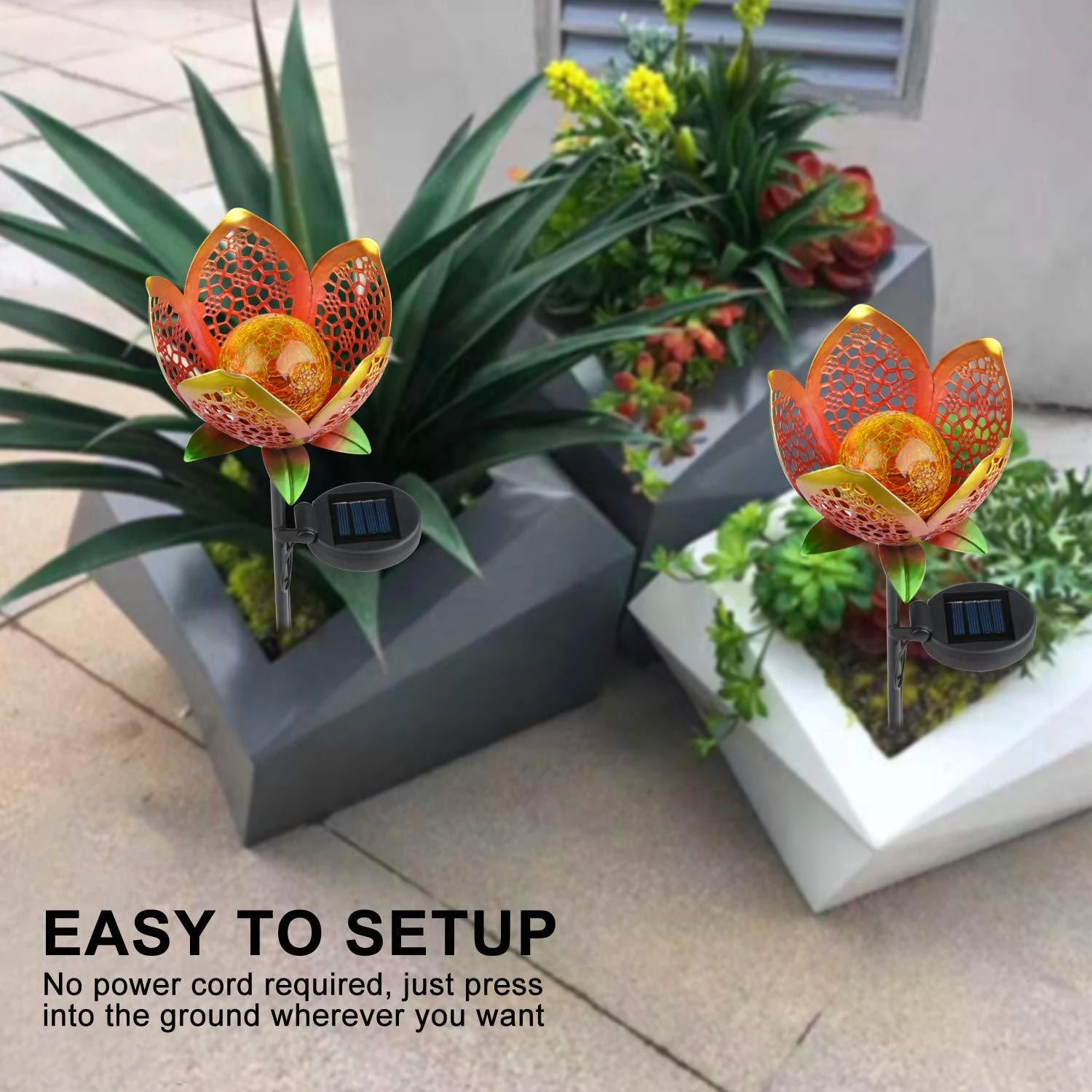 Solar Lawn Light to Brighten Your Garden. Easy to install, waterproof, and features a motion sensor for added security a — photo 5
