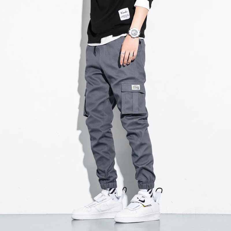 Heren cropped broek in grote maat, losvallend. Comfortabele broek met wijde pijpen voor een relaxte en trendy uitstraling. — foto 1