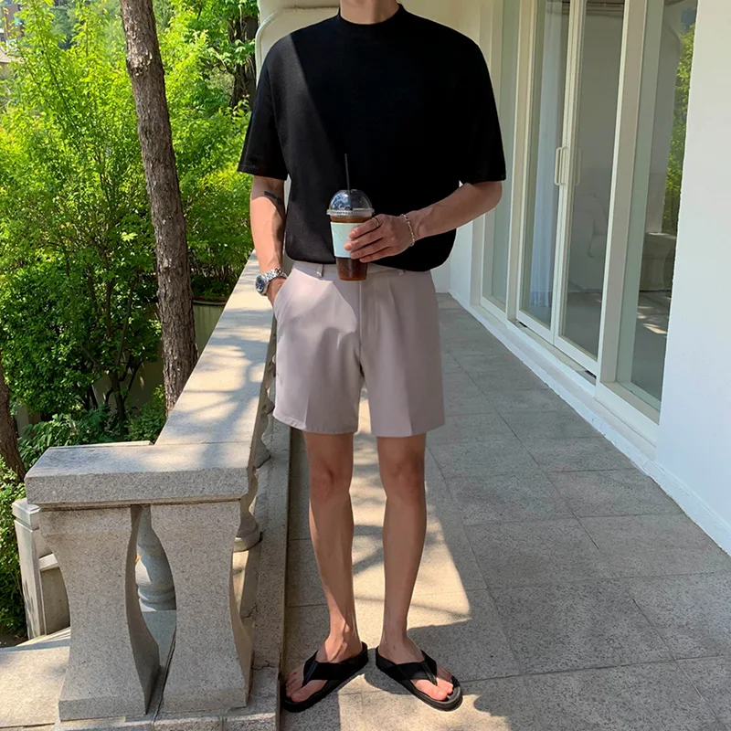Men's Round Neck Slim Bottom Half Sleeve Sweater, designed for a modern, comfortable fit, perfect for layering or casual — photo 2