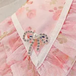Vestido de gasa para niña estilo princesa occidental, moda nueva, ideal para fiestas y ocasiones especiales. — foto 5