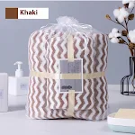 Water Ripple Coral Fleece Towels Child and Mother Suit Two piece set Soft and absorbent Great for family bath time after — photo 2