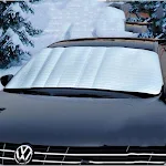 150x70cm Car Sunshade Front Windshield Snow Frost Sunscreen Insulation Front and Rear Sun Anti-Snow Block Protection — photo 2
