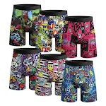 Men's Underwear Graffiti Novel Print Breathable Flat Angle. Comfortable and stylish men's underwear for everyday wear, p — photo 15