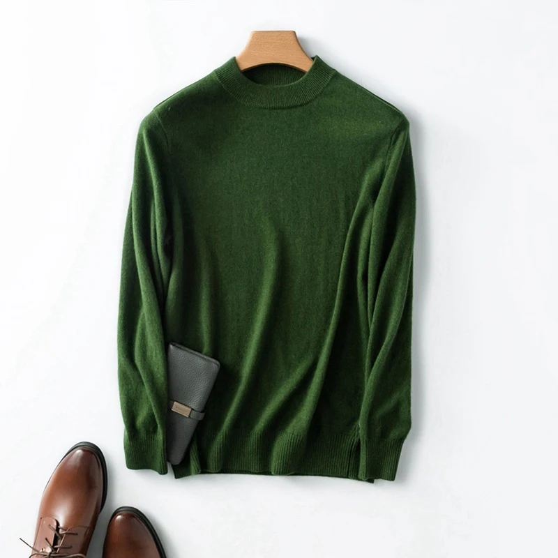 Title 5, Youth Turtleneck Cashmere Sweater, Loose Casual...