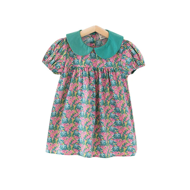 Title 8, Vestido infantil manga bufante e saia curta est...