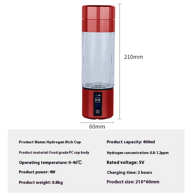 Portable Household High Concentration Hydrogen Rich Water Cup. Enjoy healthy, antioxidant-rich water anytime, anywhere. — photo 2