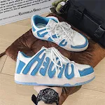 Tênis de skate de cano baixo com letras para homens e mulheres. Estilo de nicho, conforto e design para o skate e uso casual. — foto 19