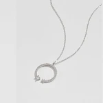 Colar Fashion Love com Pingente de Círculo para Mulheres — foto 14