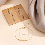 Pulseira de casal alfanumérica com código Morse – Uma forma discreta e especial de celebrar o amor, comunicando mensagens secretas com estilo e elegância. — foto 4