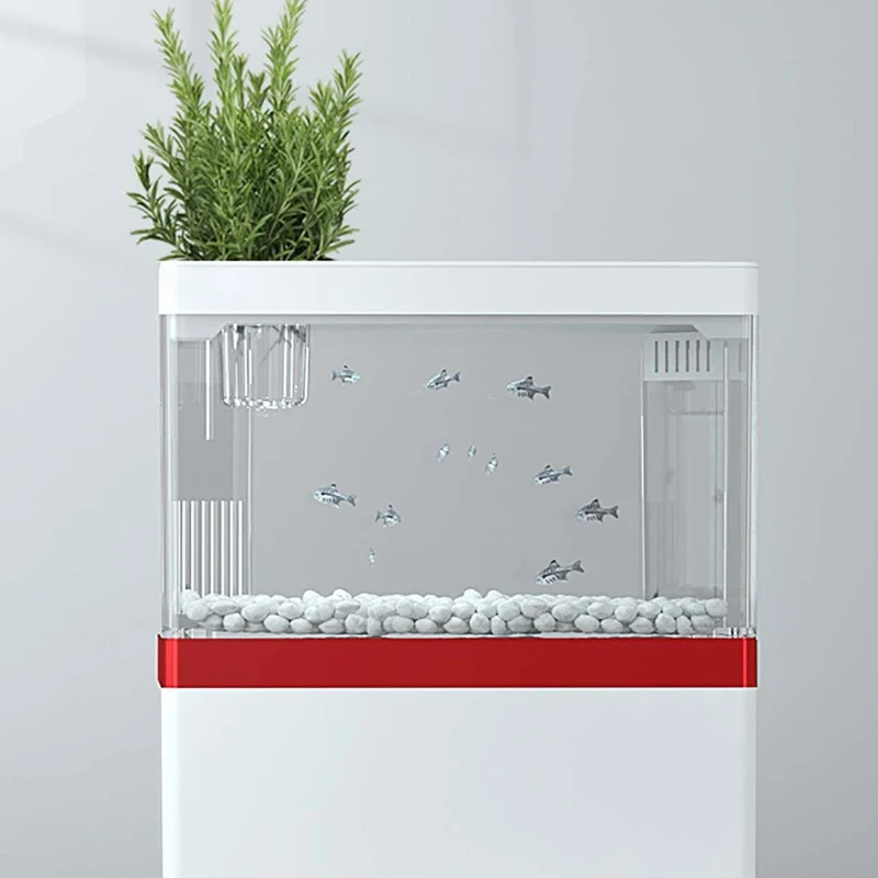 Title 6, Desktop Creative USB Mini Aquarium Fish Tank WI...