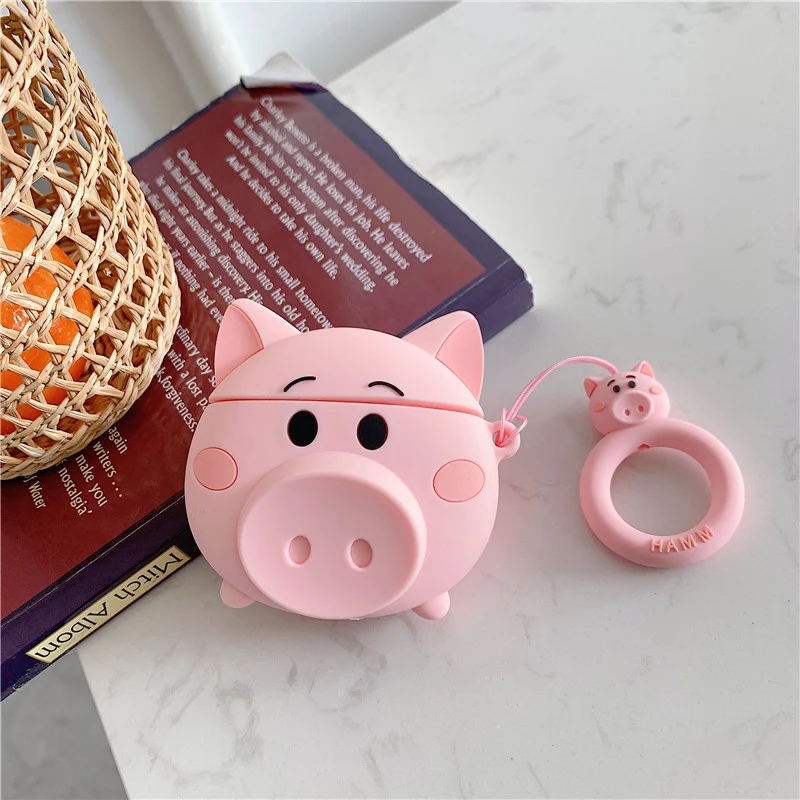 Title 4, Cartoon Piggy AirPods Pro Cover Compatible with...