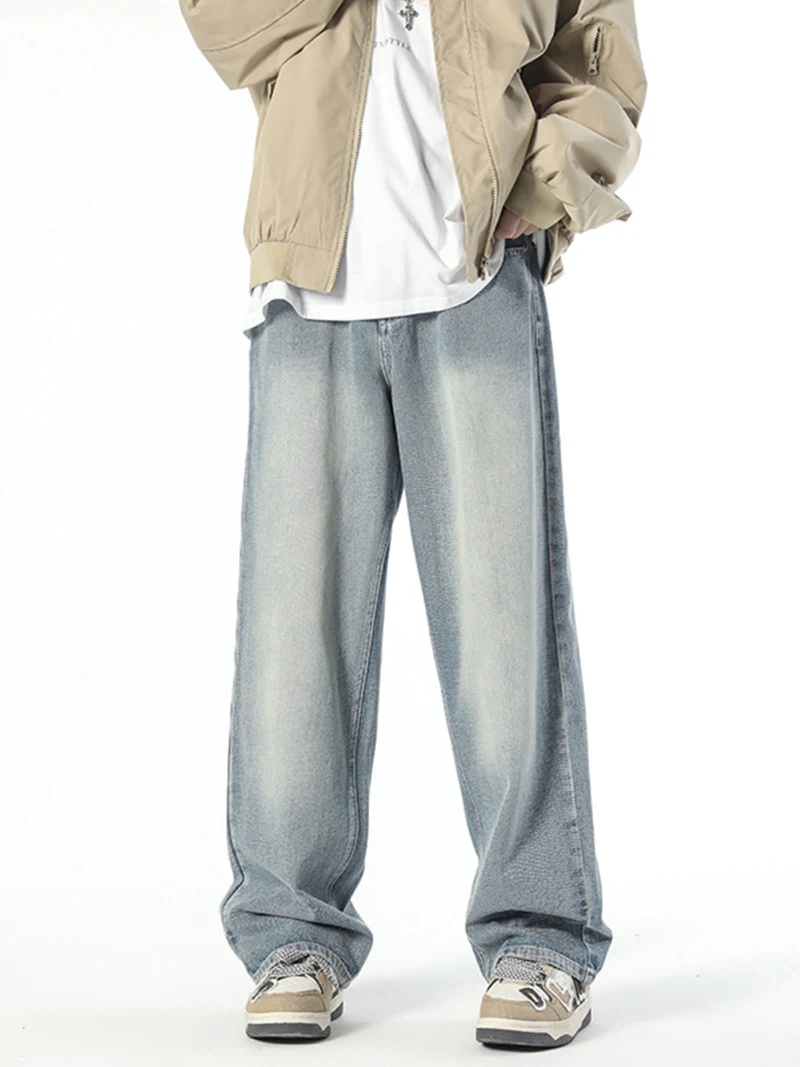 Title 2, Heren Straight Loose Wide-leg Broek Losse Pasvo...