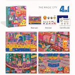 Four-in-One Puzzle Educational Toy Gift Set Promotes critical thinking skills and creativity A perfect learning toy for — photo 6