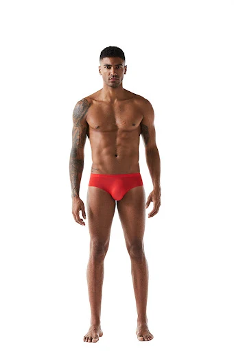 Title 19, Mens One-Piece Seamless Low Waist Quick-Drying...