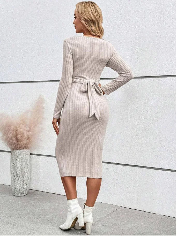 Title 3, Long Sleeve Pregnant Women Dress Comfortable an...