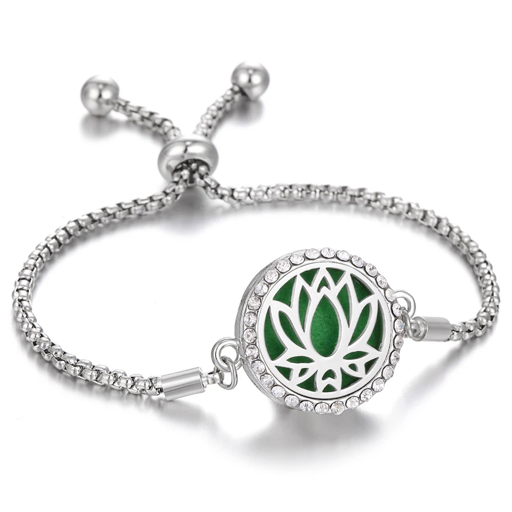 Novo 2024 Bracelete Aromaterapia Caleidoscópio Difusor Óleo Essencial Medalhão Pingentes Feminino Aroma Difusor Jóias — foto 35