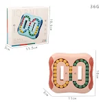 Cubo Magico Girevole con Cuscinetti a Sfera Gioco per Bambini Magic Bean Spinner Antistress per Dita e Concentrazione — foto 15