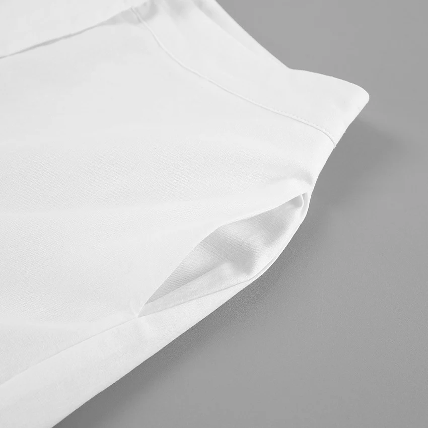 Conjunto feminino de verão com camisa de manga curta e shorts, leve e respirável, ideal para dias quentes, perfeito para um visual casual e confortável — foto 4