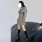Autumn And Winter High-end Retro Blazer Strap Dress. Embrace timeless elegance with this sophisticated dress, perfect fo — photo 11