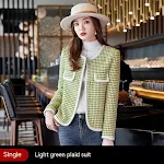Light Green Plaid Suit