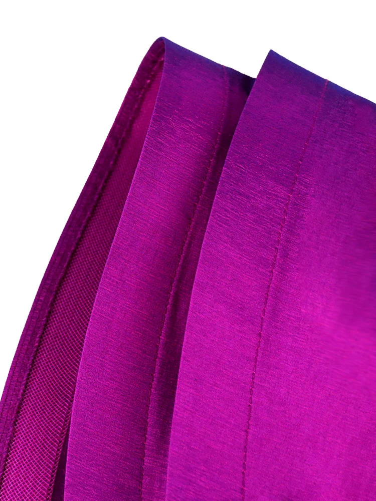 Solid Color Flare Sleeve Backless Stretch Party Banquet Evening Dress — photo 12