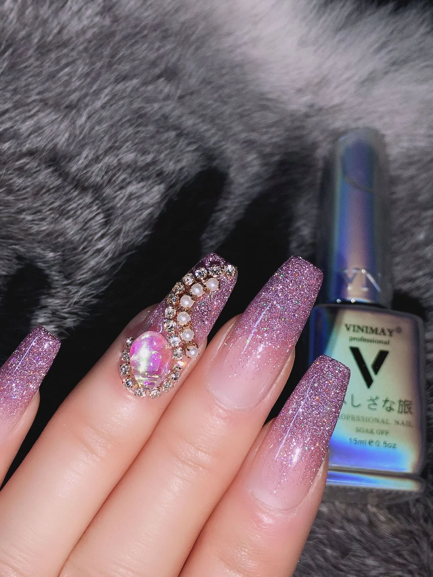 Title 4, Web Celebrity Reflective Flash Glue 9 Colors Lu...